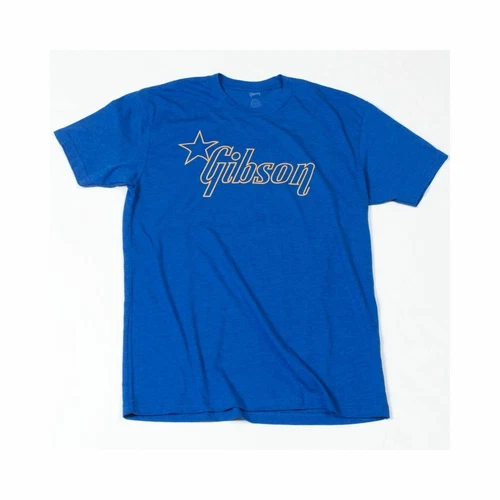 Gibson T-shirt Star Blue S