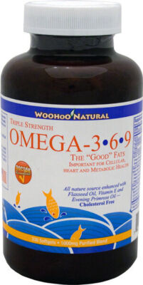 12 Bot 3X Strength Omega 3-6-9 Fish Oil DHA EPA 330 SG