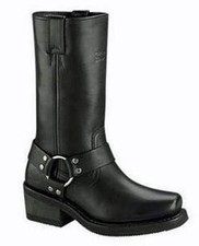 HARLEY-DAVIDSON  FOOTWEAR Men's Hustin Waterproof Motorcycle Riding Boots