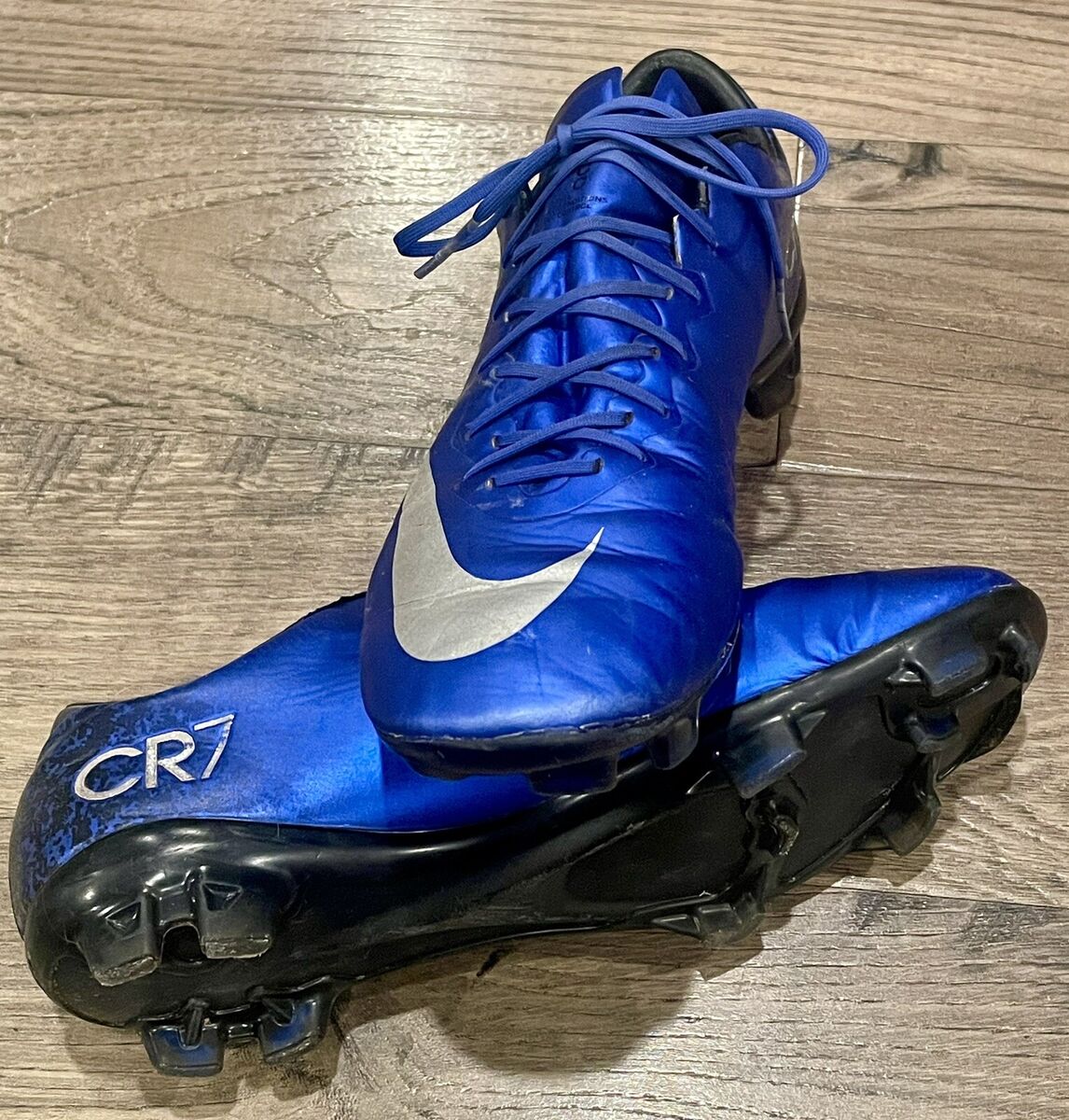Nike Mercurial Vapor X CR7 FG Blue Football Soccer Football Nike Mercurial Vapor X CR7 FG Blue Football Soccer Football
