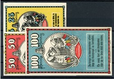 M&ouml;lln 3 Scheine Notgeld  / GM 894.1 .................................... 2/27250