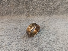 1981 Kennedy Half Dollars size 12 coin ring handmade mixed metals  B 
