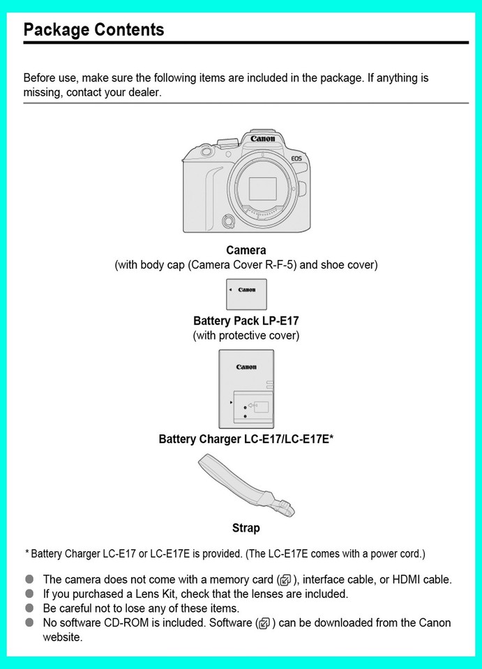 Canon EOS R10 Instruction Owners Manual EOSR10 Book Advanced User Guide ...