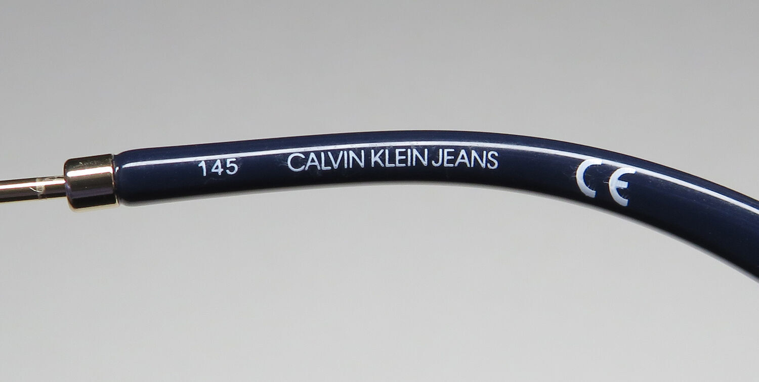 NEW CALVIN KLEIN JEANS 19706A EYEGLASS FRAME ROUND 50-20-145 METAL & PLASTIC