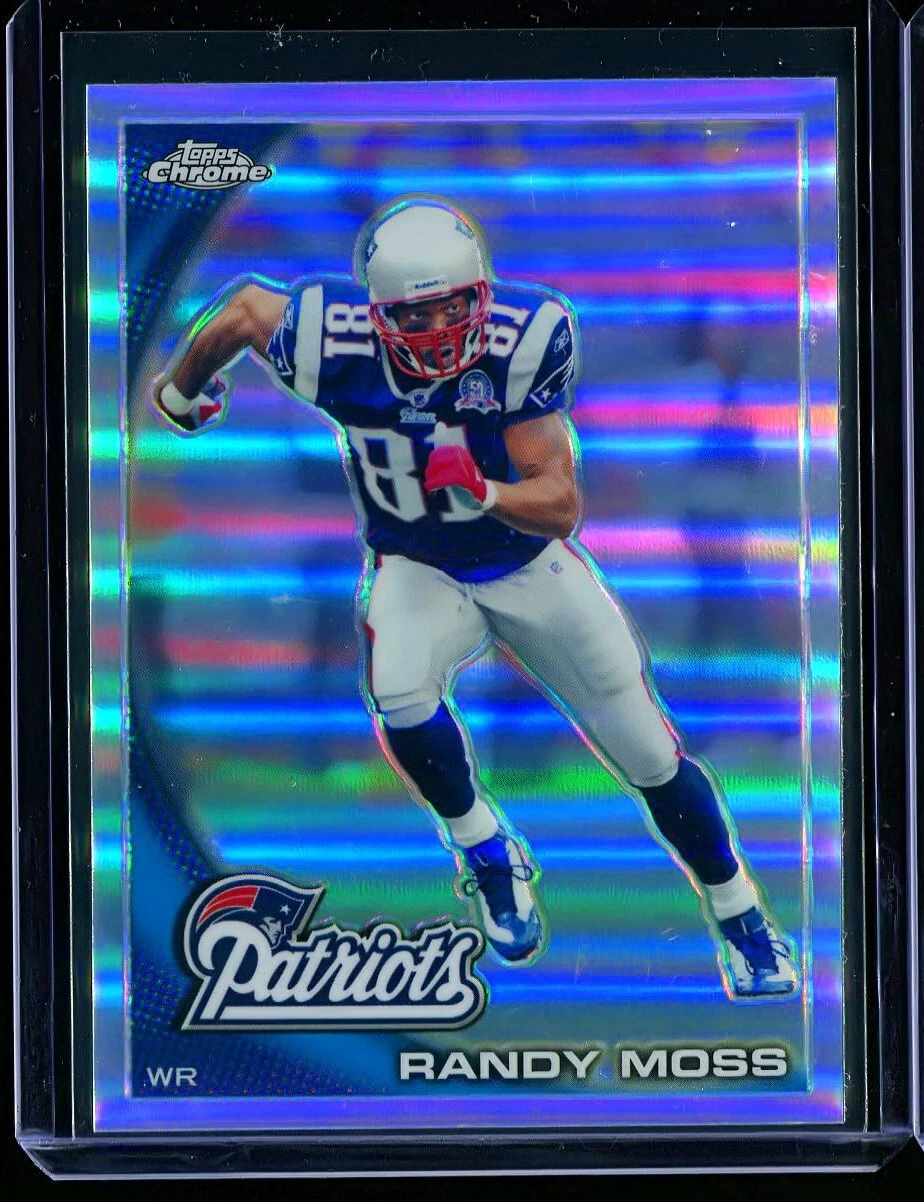 RANDY MOSS 2010 TOPPS CHROME REFRACTOR PARALLEL INSERT #C143