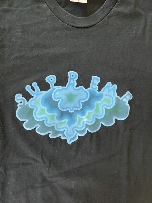 Supreme Cloud Tee Blk Size Large- SS19 (Also Blue& Light Blue Size