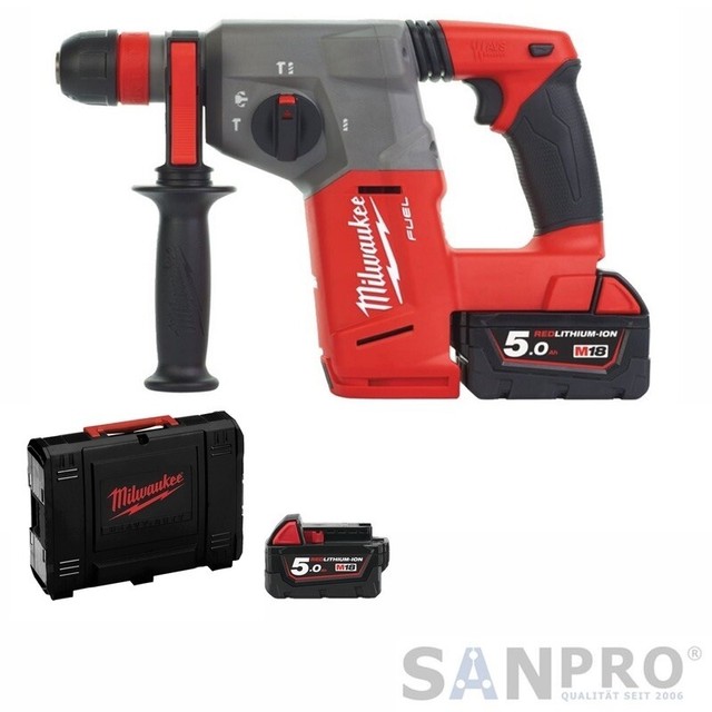 Milwaukee M18 Chx-502x taladro de martillo 2 Batería 5ah | Compra online en eBay