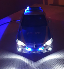 BMW X6, Polizei, 1:18, mit Licht und Netzteil, Unikat