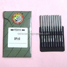 10 Organ 134LR 135X6 135X8 135X8LR Leather Point Sewing Machine Needles