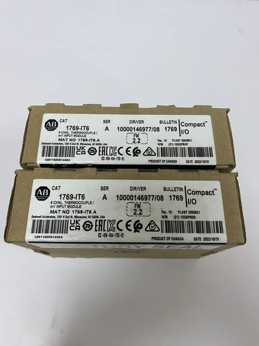 New Sealed 1769-IT6 SER A CompactLogix Thermocouple/mV Input Module AB US - Picture 1 of 1