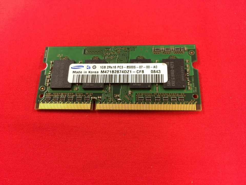Toshiba Tecra M11-J11 RAM Memory 1GB DDR3 PC3-8500S Samsung M471B2874DZ1-CF8 - Image 4 of 4