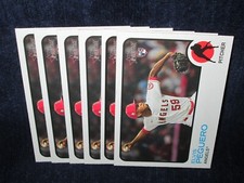 (6) 2022 Topps Heritage High Number Rookie Lot Elvis Peguero #554