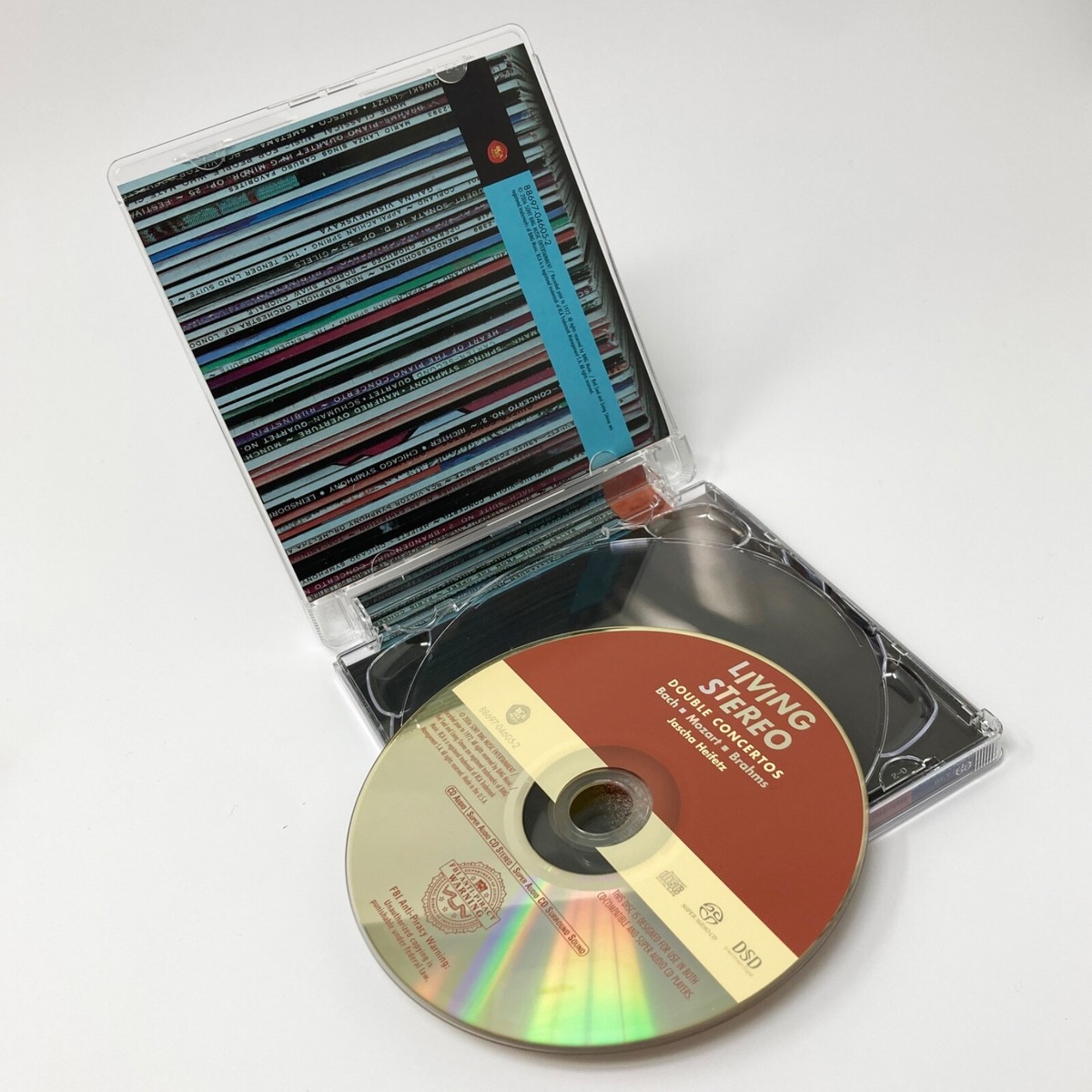 Heifetz Double Concertos Bach Mozart Brahms SACD Super Audio CD | eBay