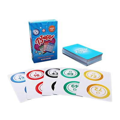 #ad Professional Jumbo Bingo Calling Cards Deck for Bingo Game. Bingo Playing Cards $11.98
