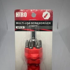 6 in 1 Screwdriver, Portable Multi-Purpose Screwdriver Set High-Strength