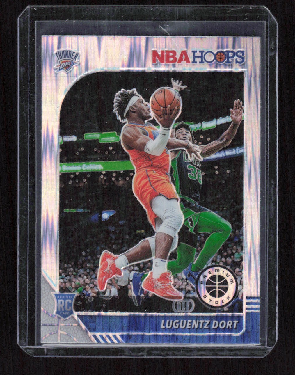 2019-20 Panini NBA Hoops Premium #213 Luguentz Dort RC Flash Prizm