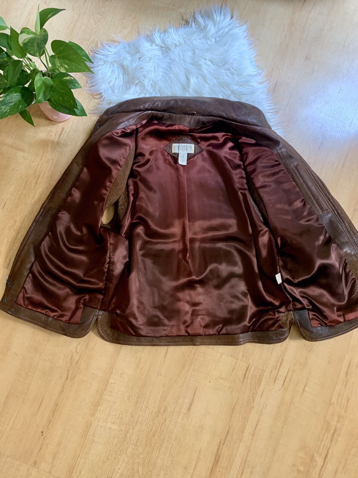 Rare vintage BANANA REPUBLIC Photographers Jacket Satin Acetate (silk) H20proof image 3