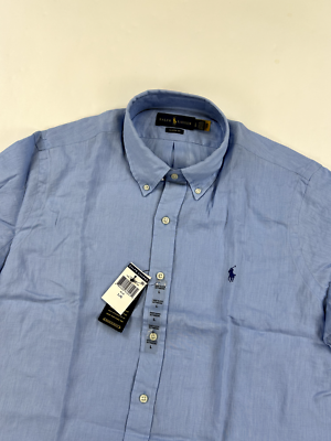 Polo Ralph Lauren Short Sleeve Classic Fit Linen Shirt - Lt