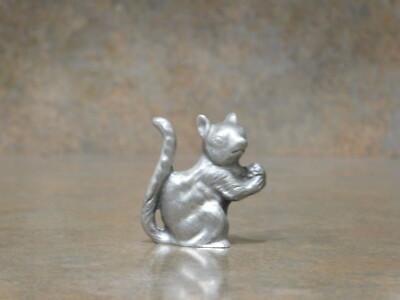 PREISNER PEWTER Squirrel Figurine 