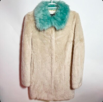 Unreal Fur Faux Fur Vintage Style Coat Xsmall