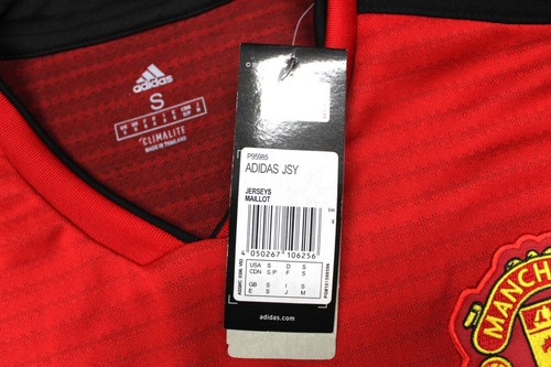 ¡NUEVO! CAMISETA DE LOCAL MANCHESTER UNITED/VIKINGS 2018-19 ADIDAS TALLA PEQUEÑA, S - Imagen 6 de 6