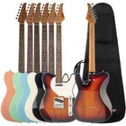 EART Guitar EYP-TLC,Roasted Book-match Mahogany Solid Body,Stainless Steel Frets