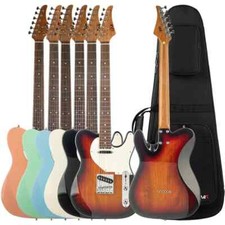 EART Guitar EYP-TLC,Roasted Book-match Mahoga...