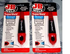 2 JB Weld SuperWeld Light Activated Instant glue 0.18 OZ  LOT OF 2 Super Weld