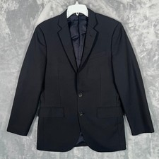 J Crew Ludlow Suit Jacket Mens 36S Loro Piana Wool Deep Navy Blue Blazer Slim