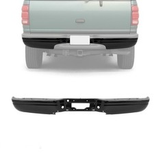 Black For Ford Expedition 97-02 Rear Bumper Face Bar Wo Sensor Hole Fo1102344