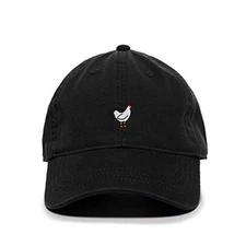 Chicken Baseball Cap Embroidered Cotton Adjustable Dad Hat