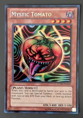 Mystic Tomato LCYW-EN239 Yu-Gi-Oh! Secret Rare NM