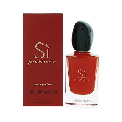 Armani Si Passione 1.7 Oz Eau De Parfum Spray by Giorgio Armani Box for Women
