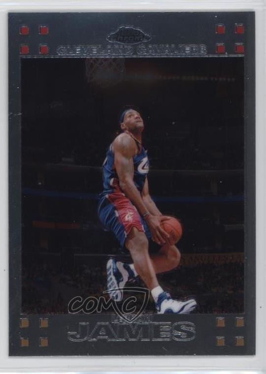 2007-08 Topps Chrome LeBron James #23 10hp