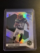 2021 Panini Mosaic - Rookie Variations Michael Carter #335-V Silver Prizm (RC)