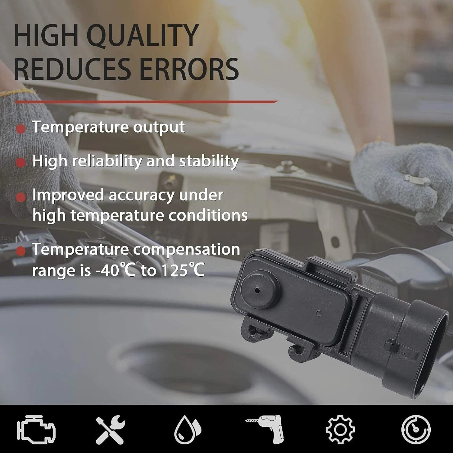 16238399 Fuel Tank Pressure Sensor Fits For Buick Cadillac Chevry Hummer Isuzu