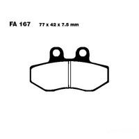 Bremsbelag BremsbeläGe EBC FA167HH Vorne FüR Aprilia Classic 125 Bj. 1997-2001