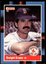 Dwight Evans 1988 Donruss Red Sox Team Collection #216 Red Sox MLB READ