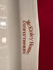 President McKinley Home Confectionery Plate