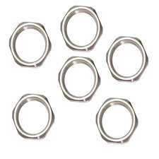 TPO 5/8&ldquo;-24 Thread Jam Nut 5/8 Stainless Steel /Black