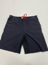 Vintage Nike Court Shorts Tennis Vented Inseam Back Drawstring Black Medium