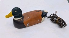 Vintage Telemania Mallard Duck Decoy Wooden Landline Phone Jersey Shore Untested