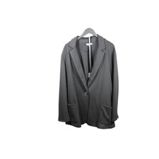 Max Studio Women Black Knit Single Button Blazer Jacket Plus Size 3X 2W06R26