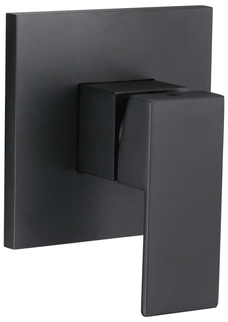 New Bathroom Wall Shower Mixer Tap Matte Black Ect Global Acqua Wt 806Bk