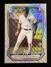 2026 Bowman Chrome 1st Dillon Lewis Wave Refractor Yankees /350