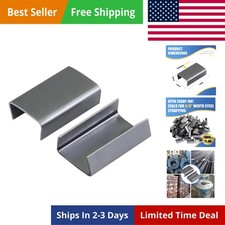 Open Snap-On Seals for 5/8" Width Steel Strapping Metal Clips for Packaging B...