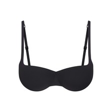 Skims Ultimate Push Up Balconette Bra - Onyx - New - 34A