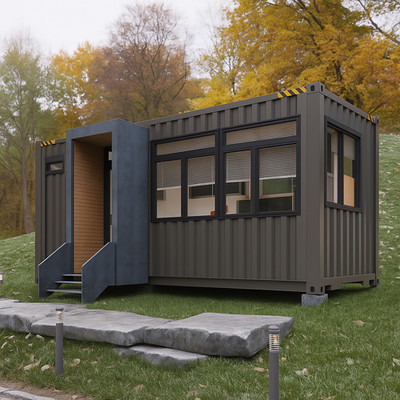 Container house plans - 1 bedroom  - 1 bathroom  - Digital PDF File