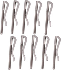 10Pcs Spring Metal Money Clip Insert Bar Replacement Money Clip Card Holder Spri