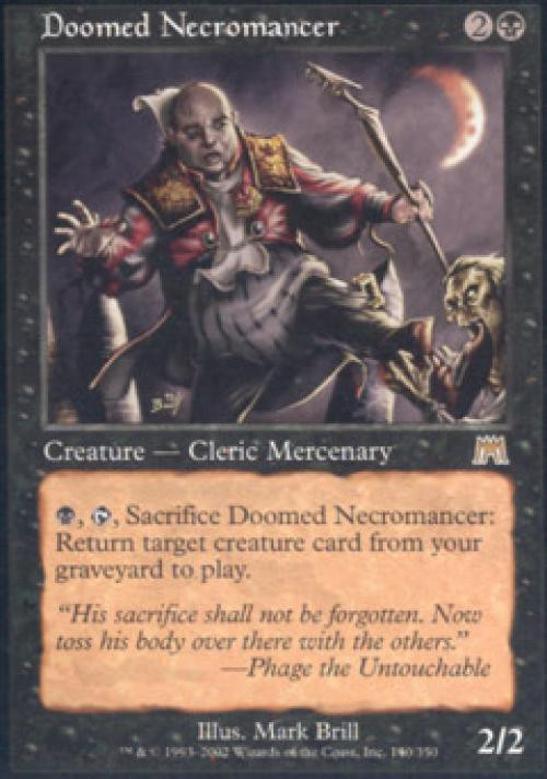 MTG English Doomed Necromancer NM Foil Onslaught